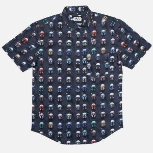 RSVLTS Star Wars Mandalorian Mens's Short Sleeve Shirt